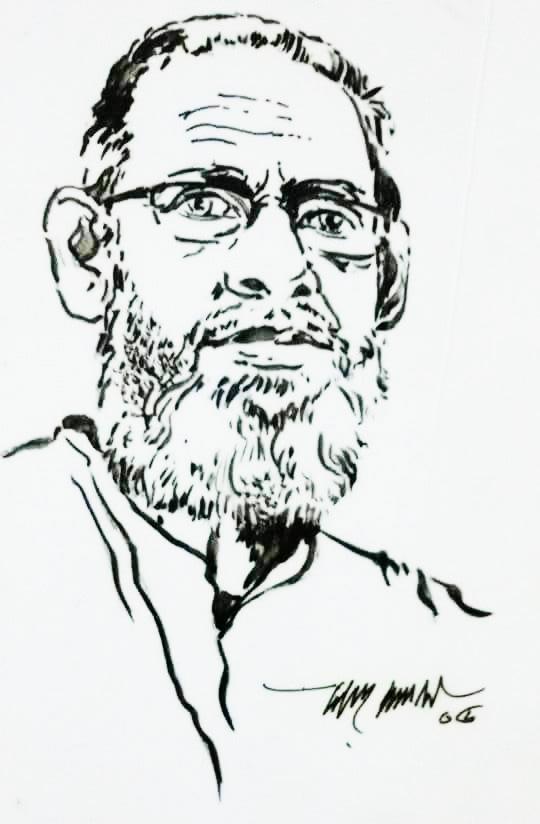 গিয়াসউদ্দিন আহমদ II শাহ আলমের পট্রেট ড্রইং